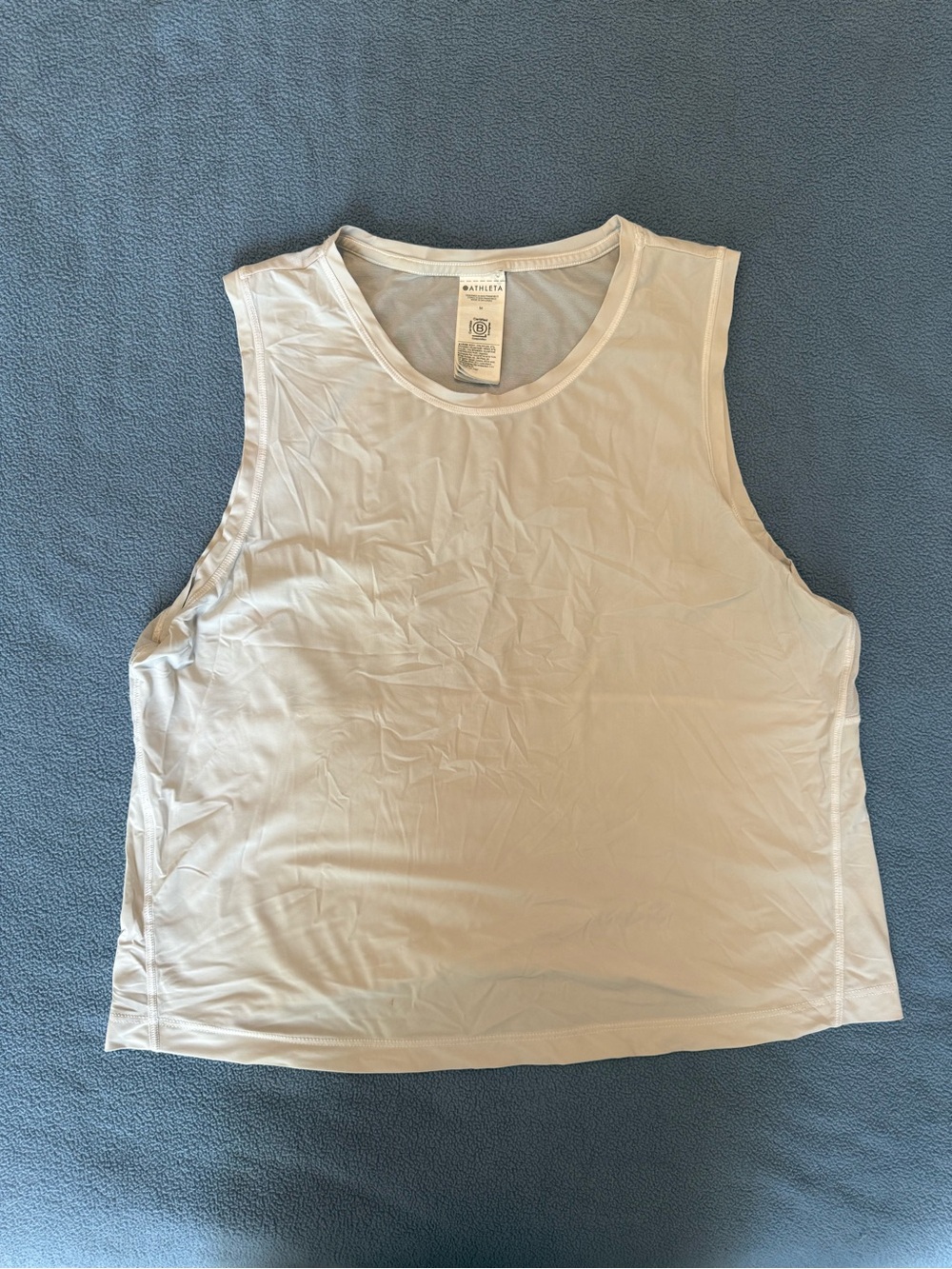 Athleta White Performance Tank Top